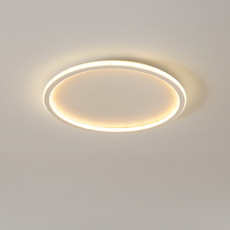 Round LED Ceiling Light Aluminium Flush Mount Tri Colour