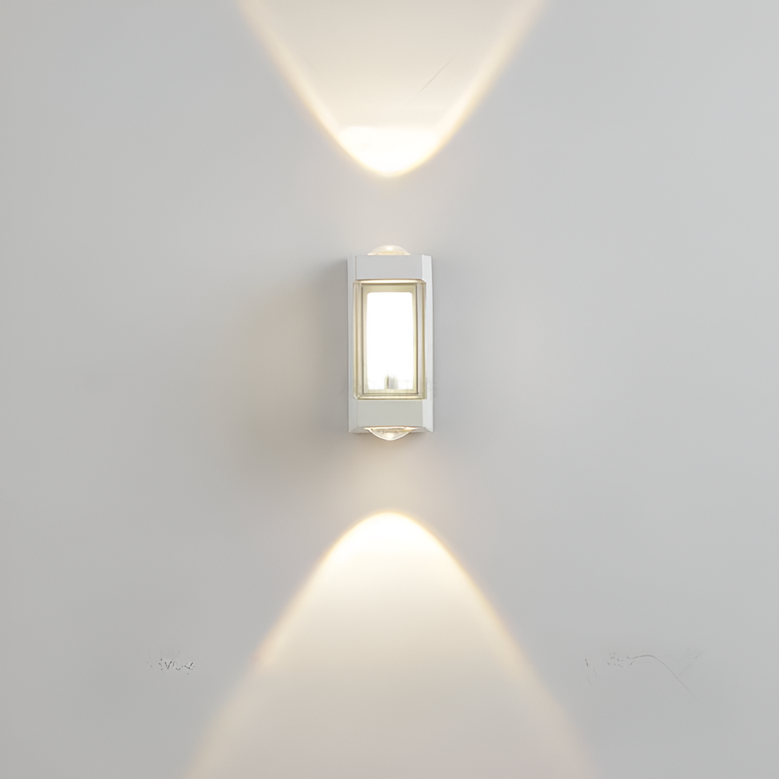 Outdoor Wall Light LED Up Down Acrylic Minimalist Garden Patio Porch Entryway