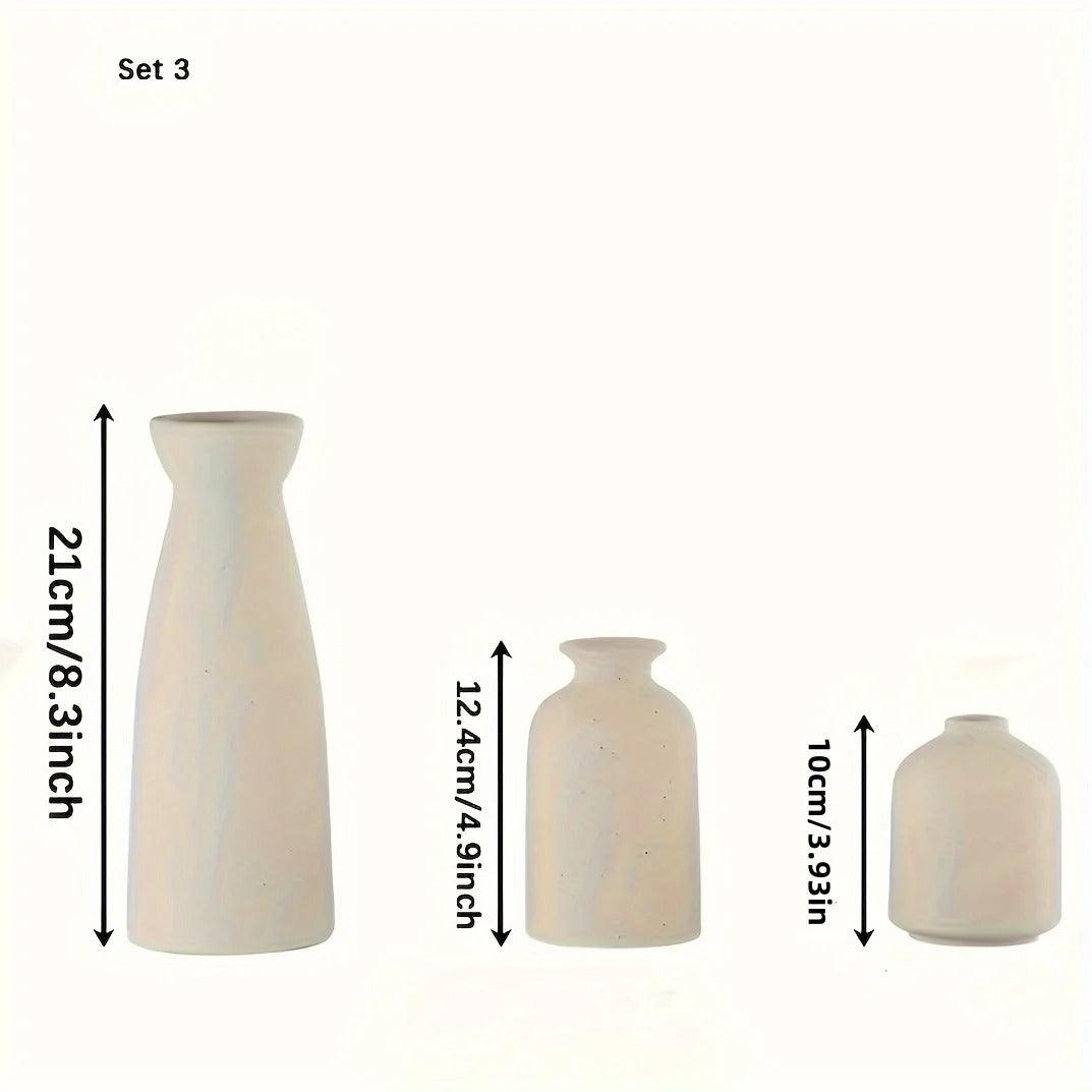 Speckled Ceramic Vase Set