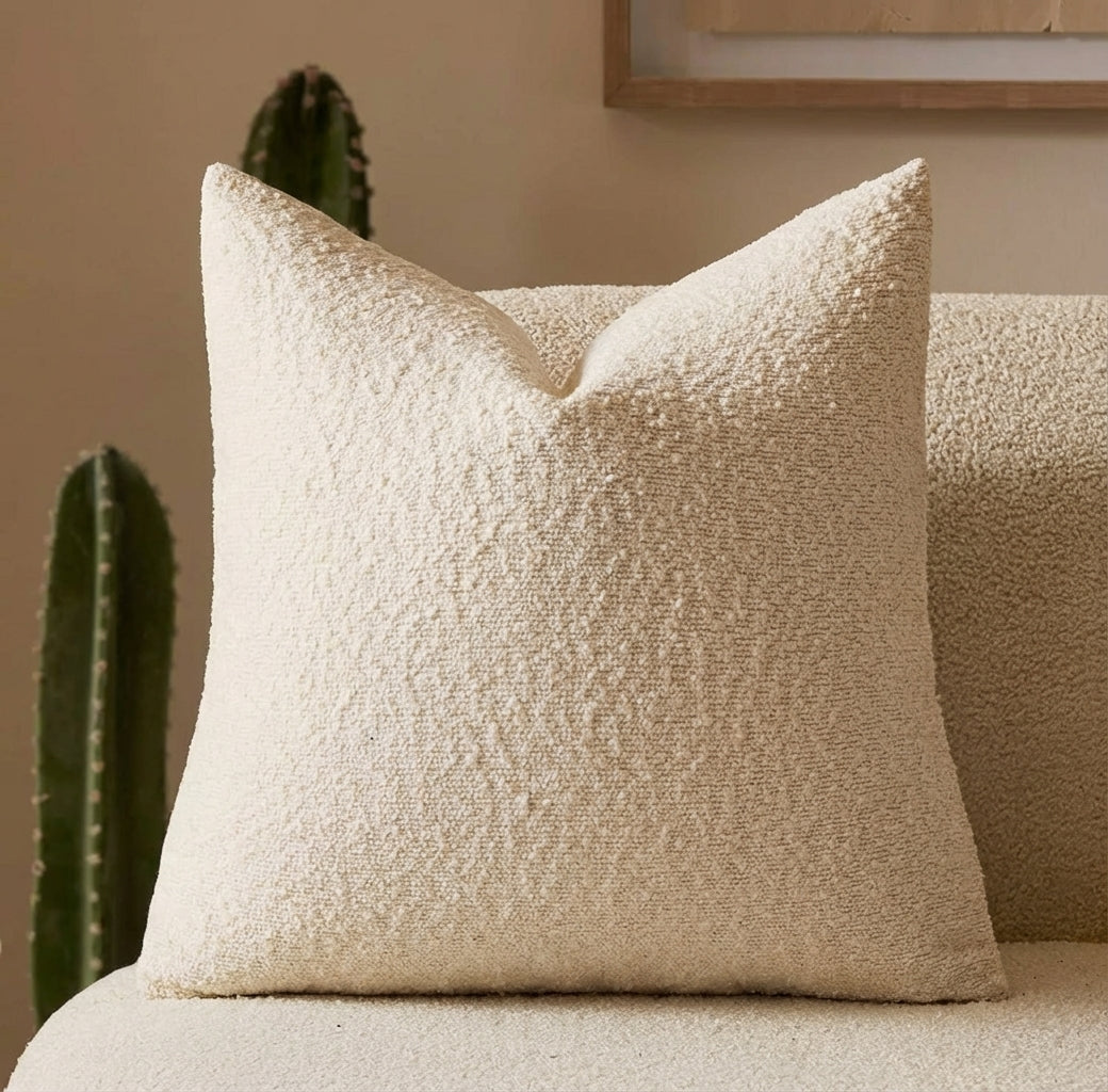 Textured Boucle Cushion Cover