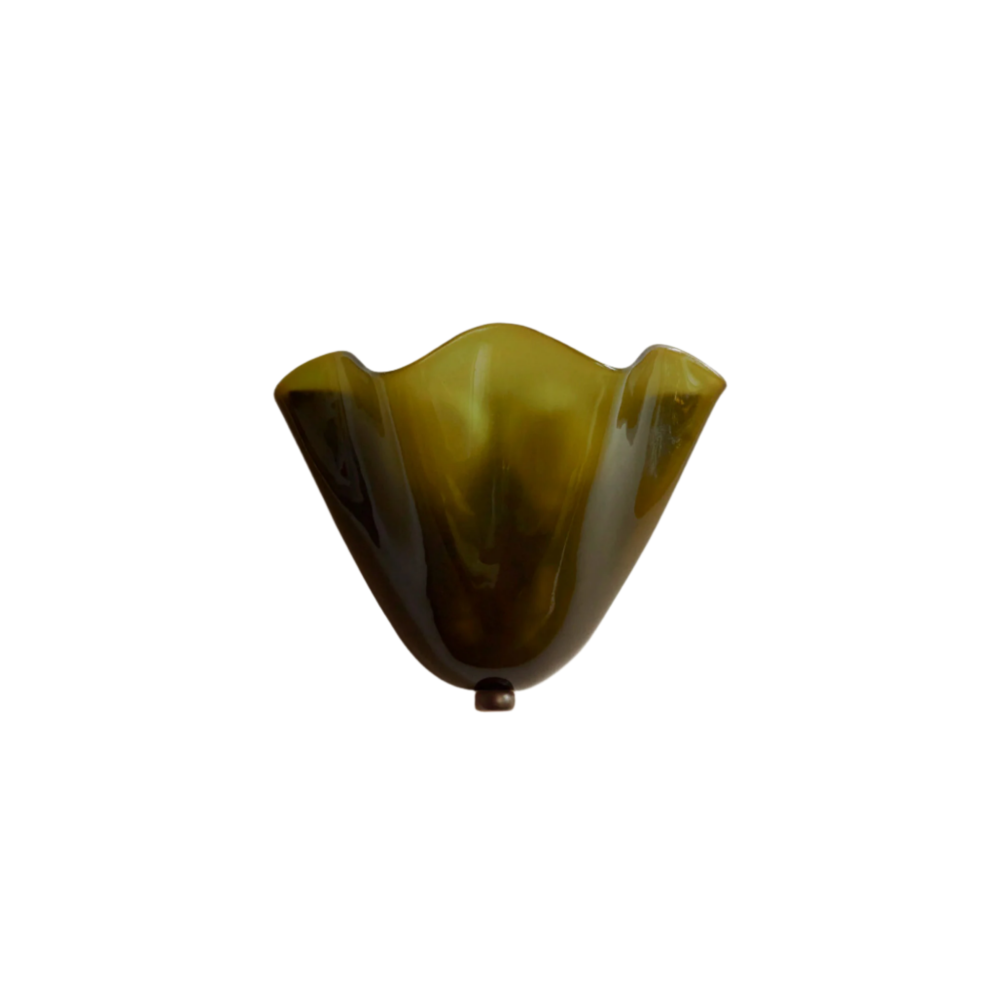 Tulip Shaped Glass Wall Light