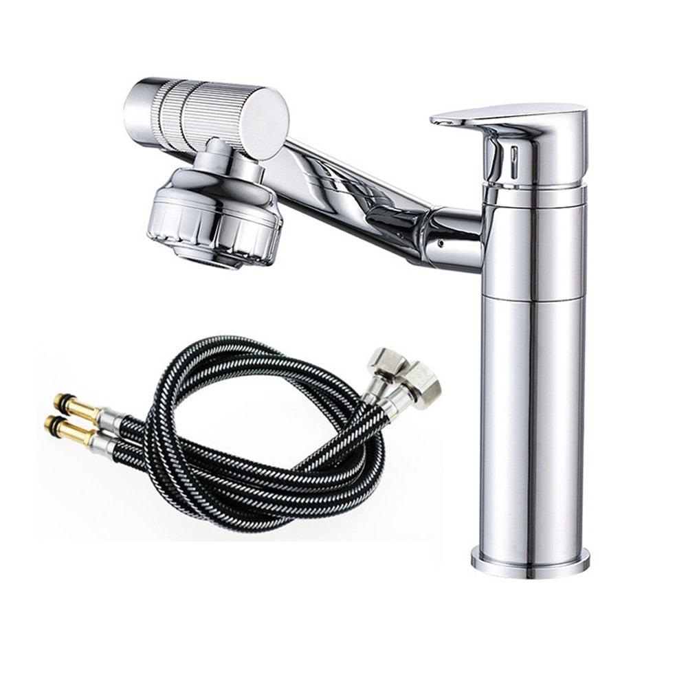 Mixer Tap 1080 Degree Rotating Aerator Brass Bathroom Basin Kitchen Sink