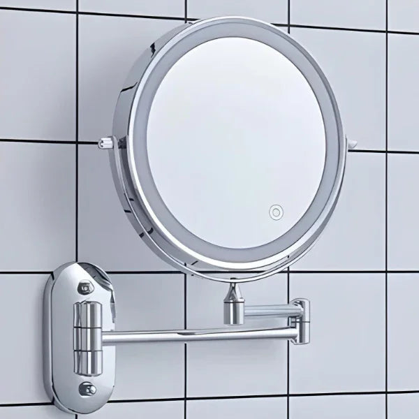 Magnifying LED Makeup Mirror Rechargeable Wall Mounted