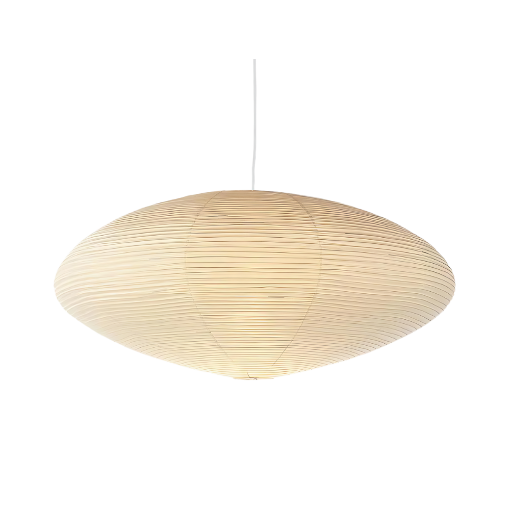 Pendant Light Mulberry Paper Shard Japandi Dining Room Bedroom Entryway