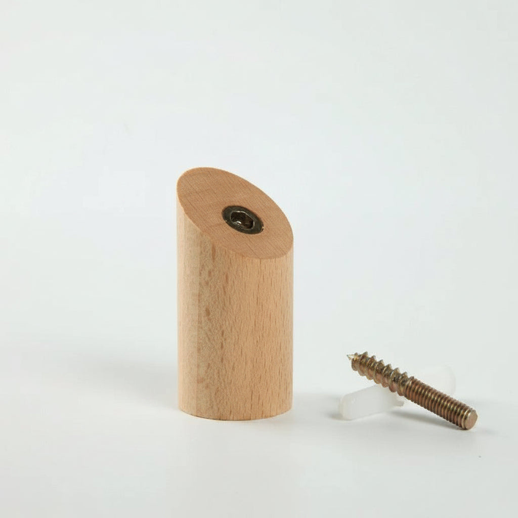Wall Mounted Solid Wood Hook