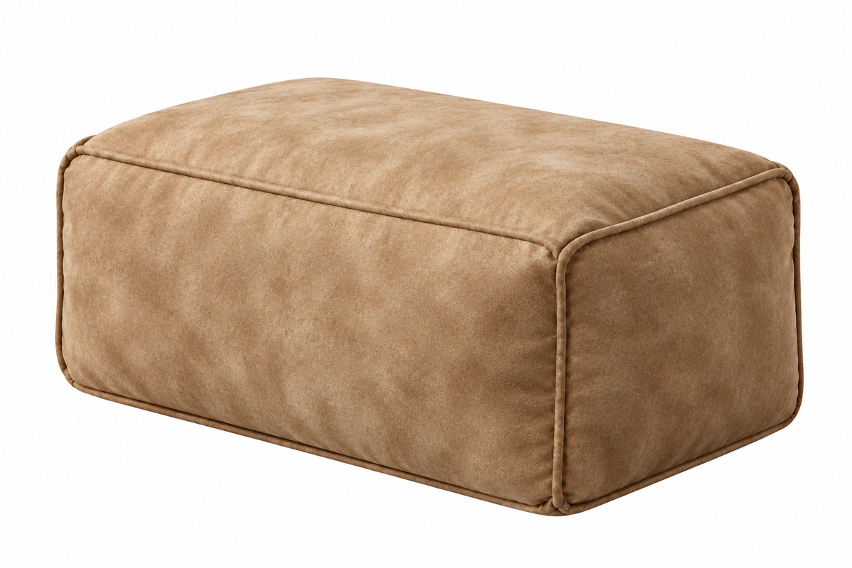Bean Bag Sofa Cover Ergonomic Lounge Seat with Matching Stools