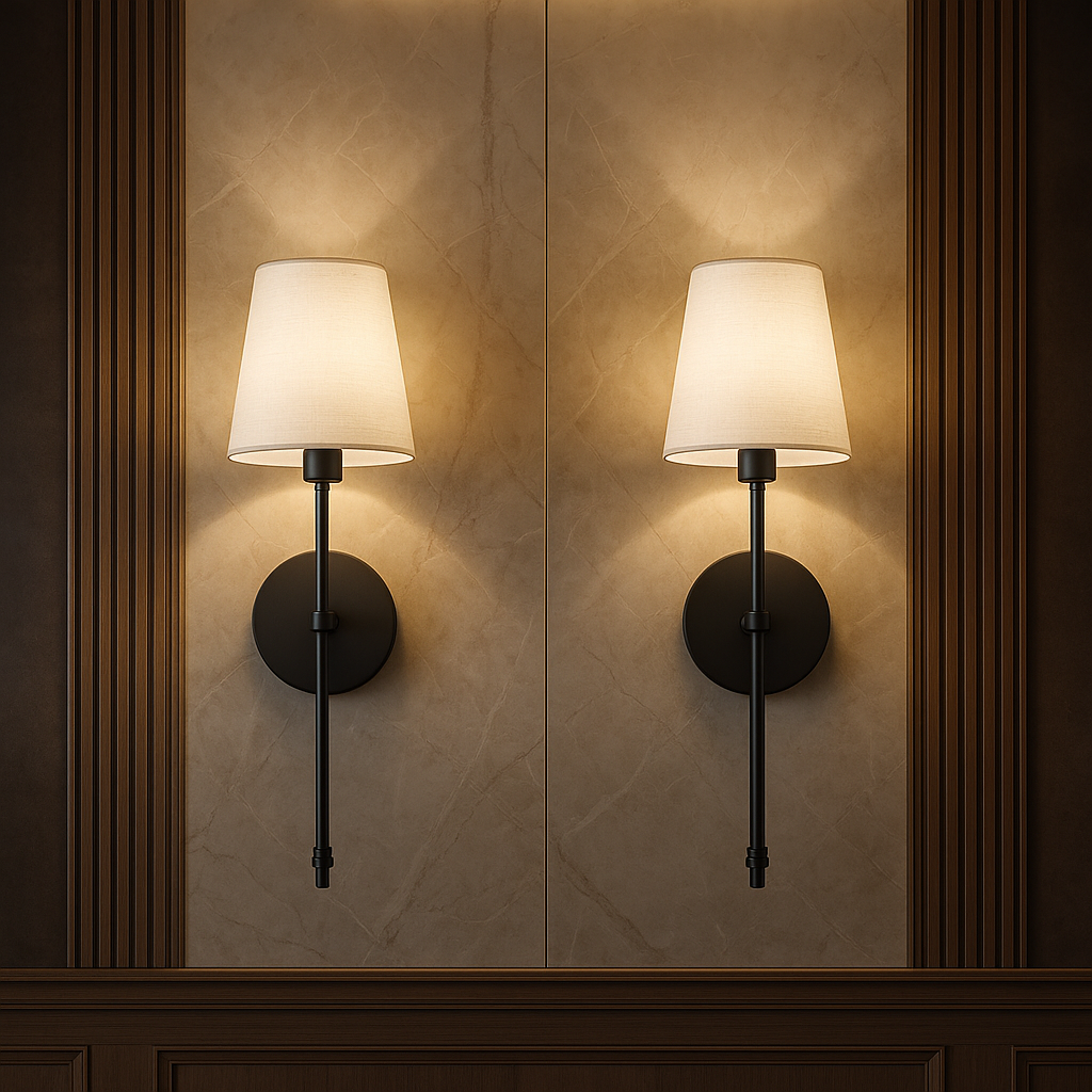 Wireless Wall Sconce Set of 2 No Drill Adhesive Mount Rechargeable LED Bulb Remote Dimmable Living Room