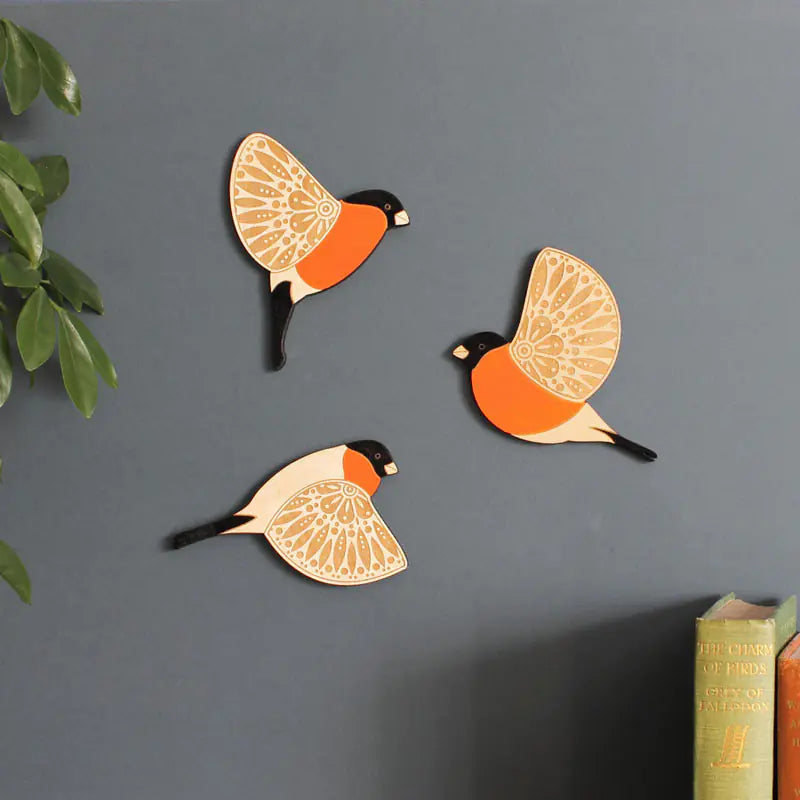 Wooden Flying Bird Wall Decor