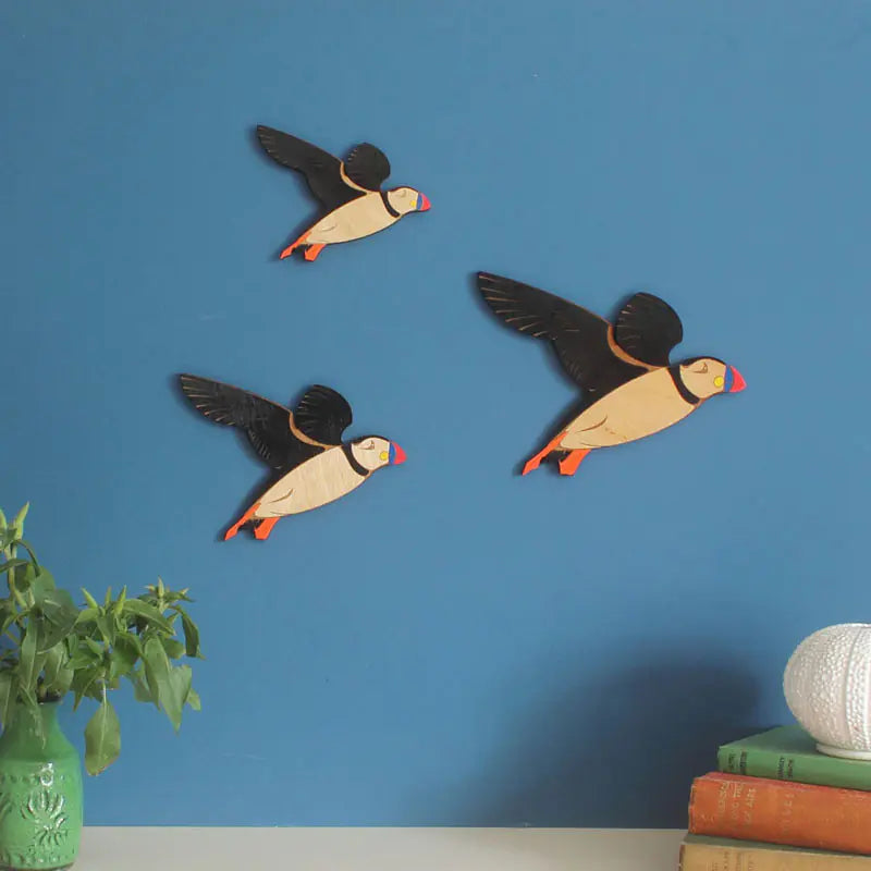 Wooden Flying Bird Wall Decor