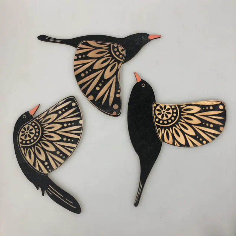 Wooden Flying Bird Wall Decor