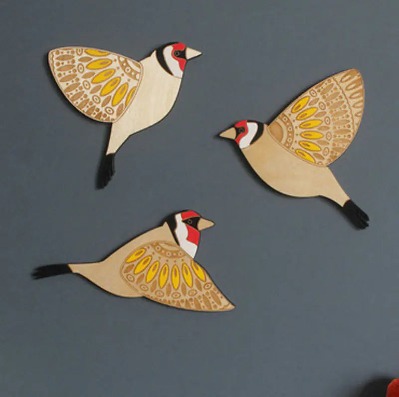 Wooden Flying Bird Wall Decor