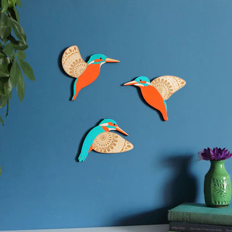 Wooden Flying Bird Wall Decor