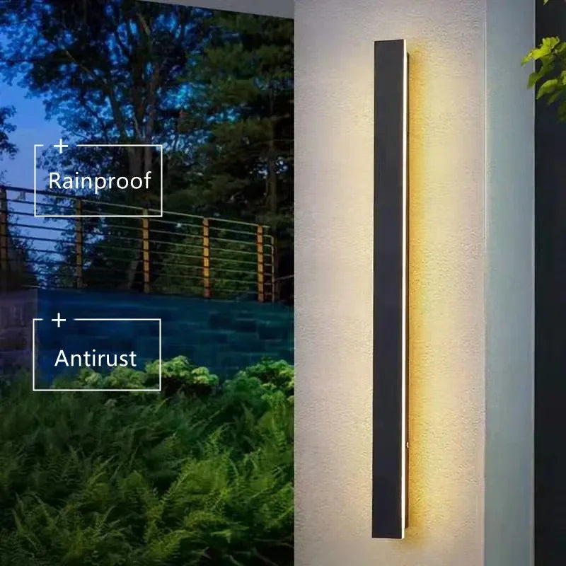 Linear LED Wall Light IP65 Rated Indoor and Outdoor
