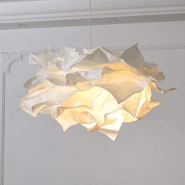 Pendant Light Parchment Cloud Shade LED Dimmable Nordic Living Room Bedroom