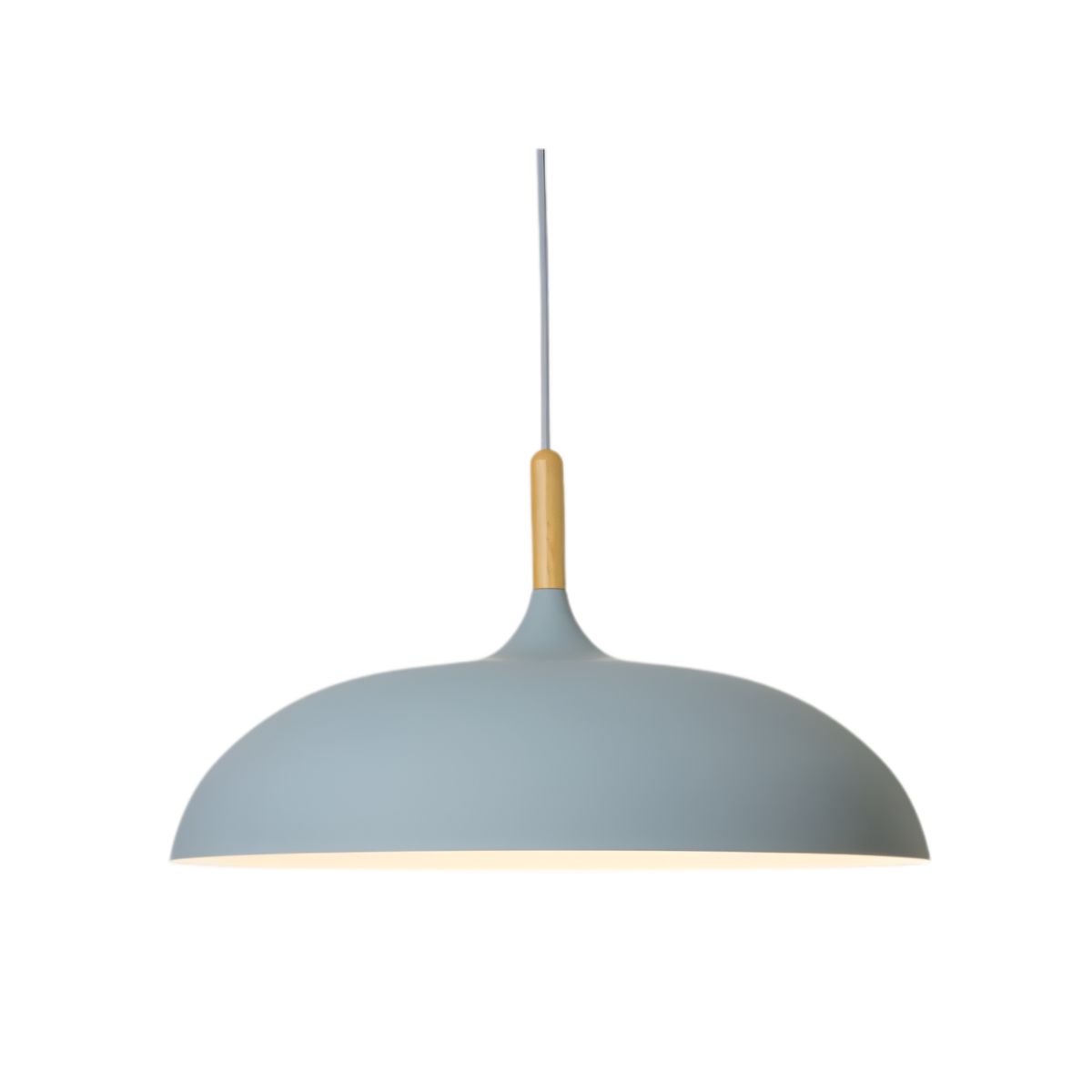Pendant Light Solid Wood Iron Drum Shade Nordic Kitchen Island Dining Room