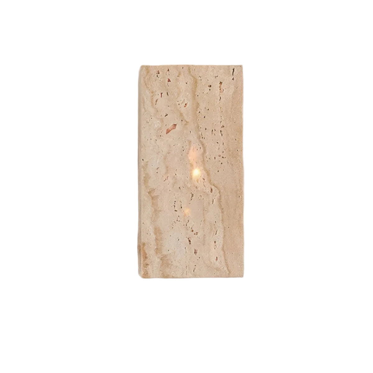 Outdoor Wall Light Travertine Stone LED IP65 Minimalist Patio Garden Courtyard
