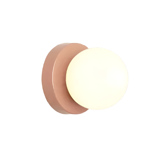 Wall Light Sconce Rounded Iron LED G9 Minimalist Bedroom Hallway Living Room