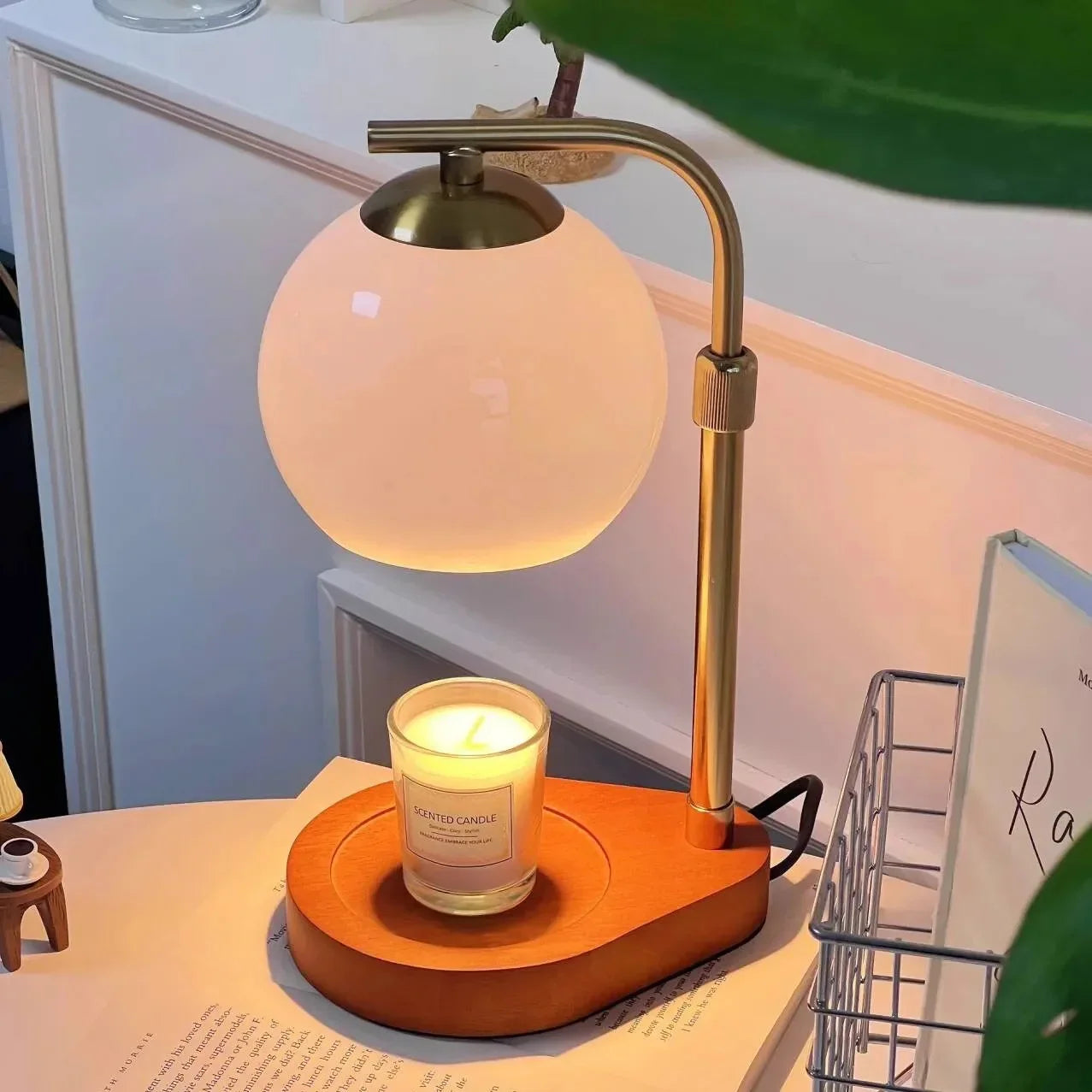 Candle Warmer Lamp Table Lamp and Candle Holder in One