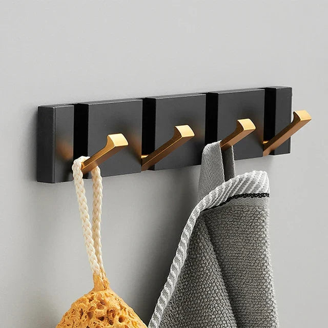 Wall Hook Foldable Stainless Steel Minimalist Hallway Bathroom Bedroom Coat Rack