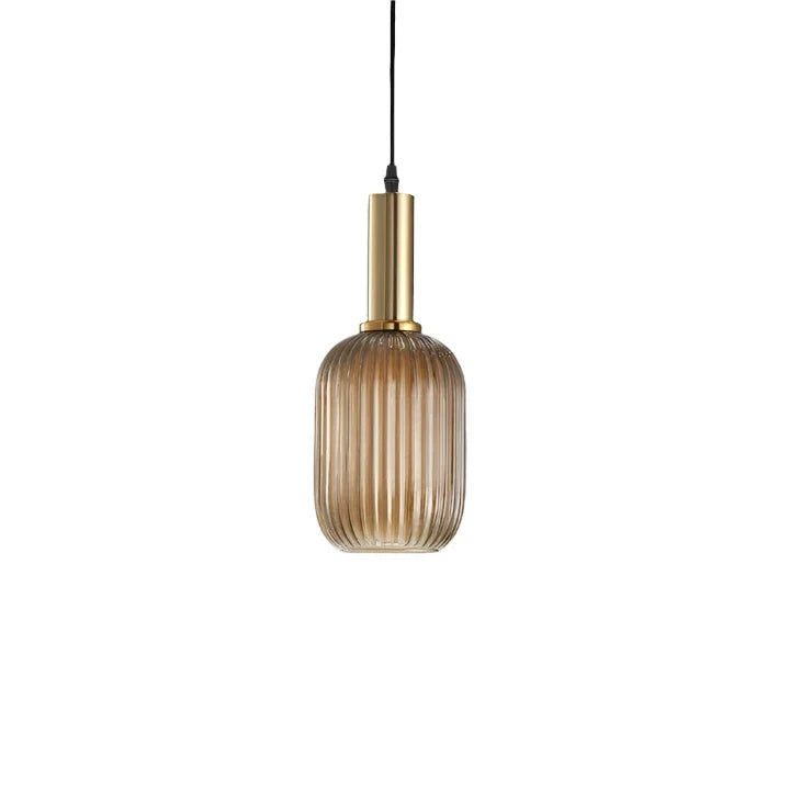Pendant Light Coloured Glass Retro Brass Handle Kitchen Island Dining Cafe