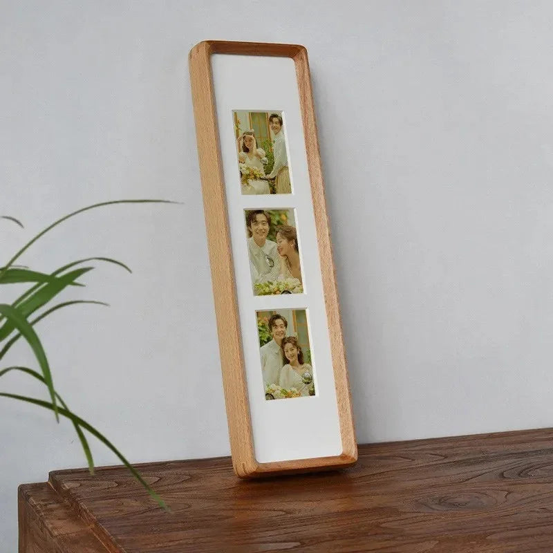 Solid Wood Multi Aperture Picture Frame for 3 or 4 Photos