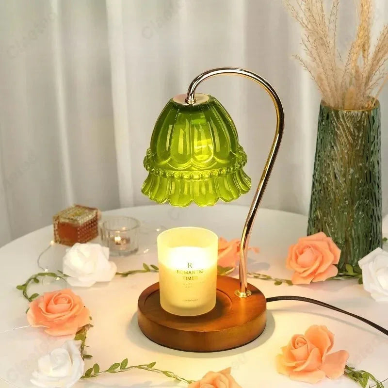 Wax Melting Lamp Dimmable Candle Warmer with Timer