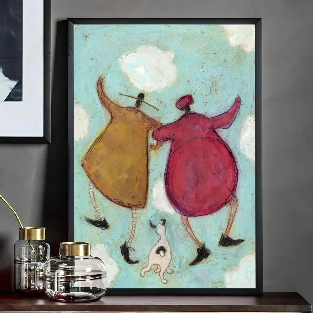 Nostalgic Landscape Art Print Unframed Wall Poster