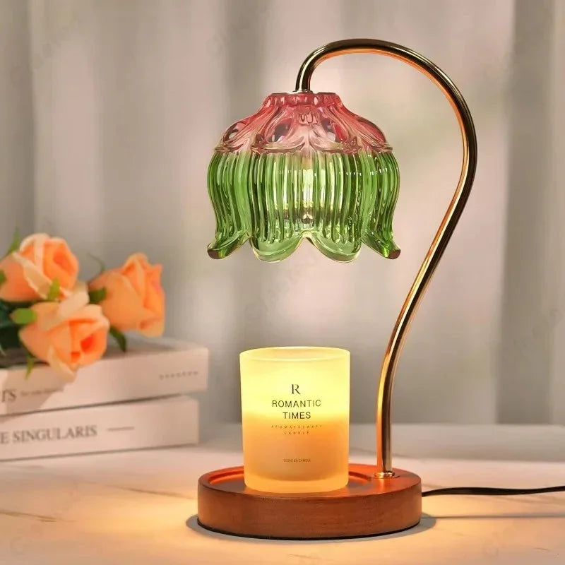 Wax Melting Lamp Dimmable Candle Warmer with Timer