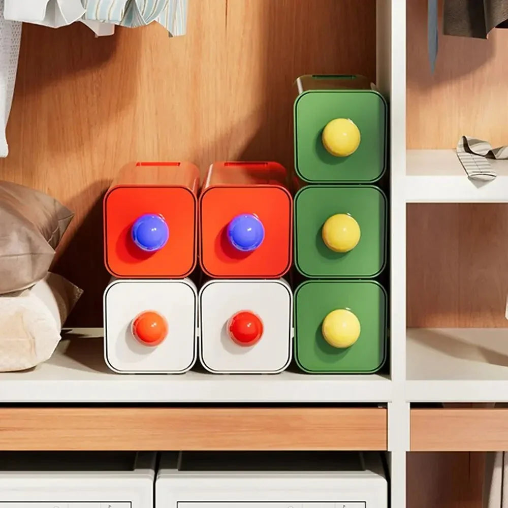 Stackable Storage Box Slim Desk and Drawer Organiser
