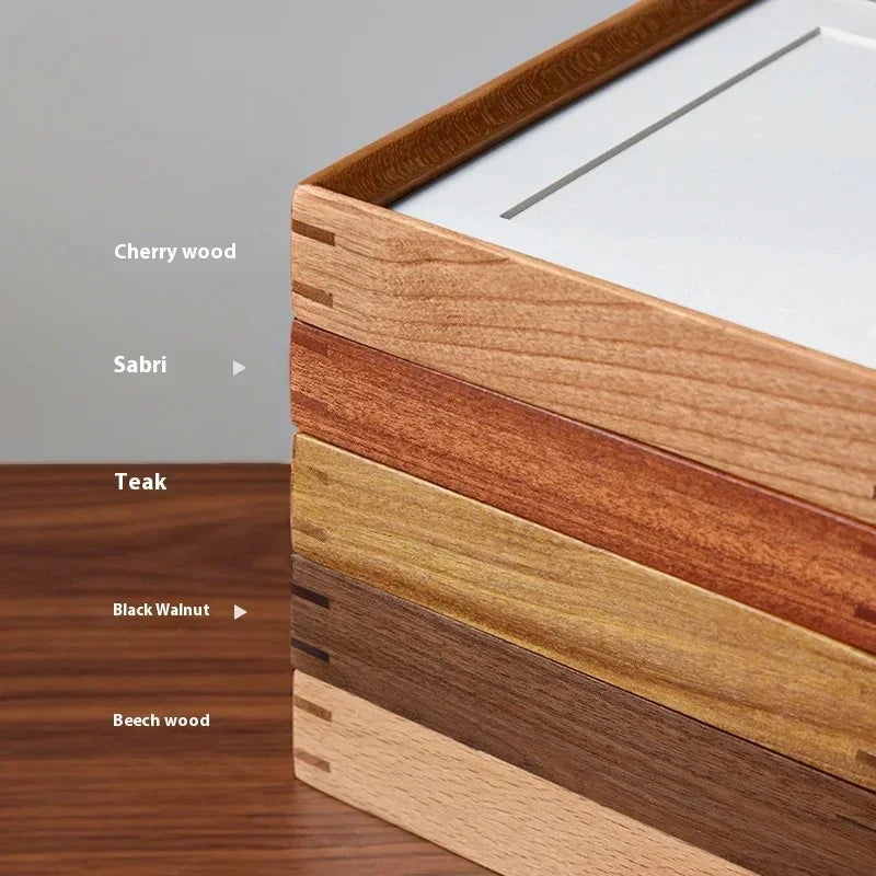 Solid Hardwood Picture Frame with Mortise and Tenon Joints