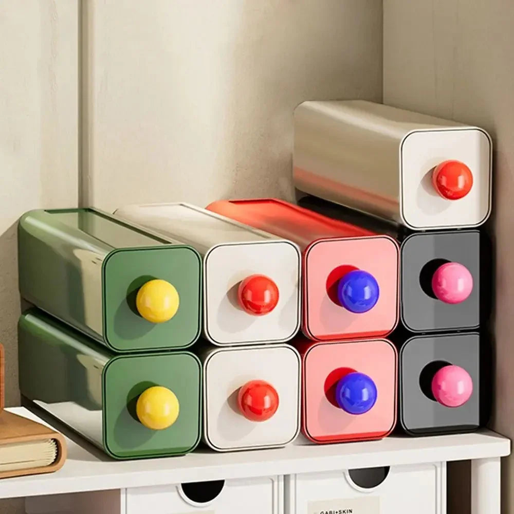 Stackable Storage Box Slim Desk and Drawer Organiser