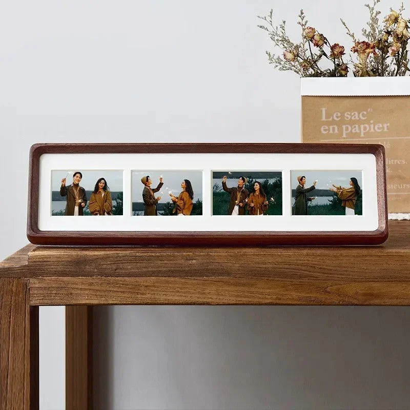 Solid Wood Multi Aperture Picture Frame for 3 or 4 Photos