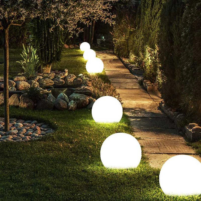 Garden Light Sphere LED Rechargeable RGB Ball Light Remote Control Patio Lawn Outdoor