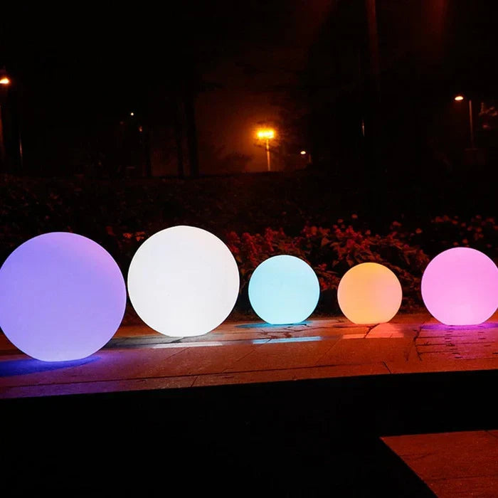 Garden Light Sphere LED Rechargeable RGB Ball Light Remote Control Patio Lawn Outdoor