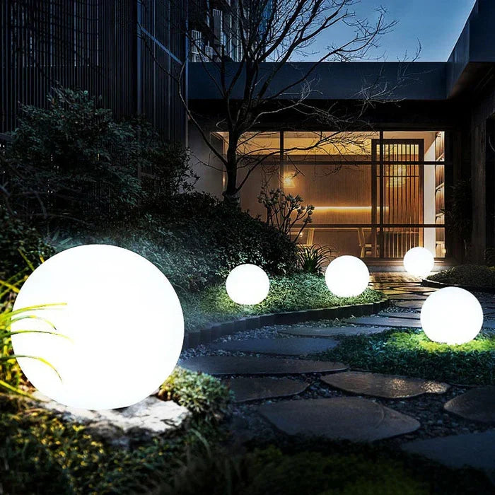 Garden Light Sphere LED Rechargeable RGB Ball Light Remote Control Patio Lawn Outdoor