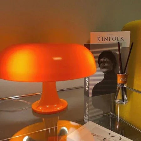 Mushroom Table Lamp E14 Retro Bedside and Desk Light