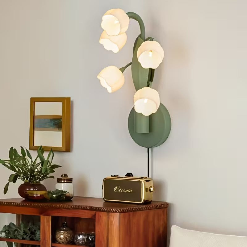 Wall-Mounted Floral Light