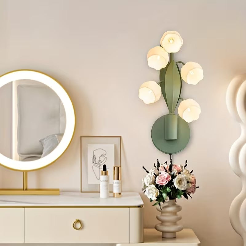 Wall-Mounted Floral Light